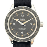 オメガ OMEGA シーマスター 300M マスターコーアクシャル クロノメーター 233.30.41.21.01.001 ブラック SS/ナイロンベルト（社外品） 自動巻き メンズ 腕時計