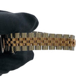 ロレックス ROLEX デイトジャスト28 オーベルジーヌ 279171G パープル SS/PG 自動巻き レディース 腕時計