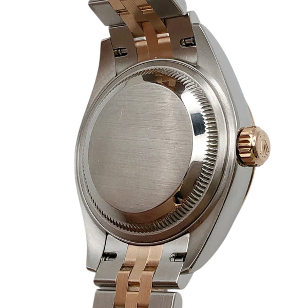 ロレックス ROLEX デイトジャスト28 オーベルジーヌ 279171G パープル SS/PG 自動巻き レディース 腕時計