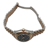 ロレックス ROLEX デイトジャスト28 オーベルジーヌ 279171G パープル SS/PG 自動巻き レディース 腕時計