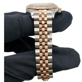 ロレックス ROLEX デイトジャスト28 オーベルジーヌ 279171G パープル SS/PG 自動巻き レディース 腕時計