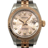 ロレックス ROLEX デイトジャスト ランダム番 179171G ピンクコンピューター SS/K18PG レディース 腕時計