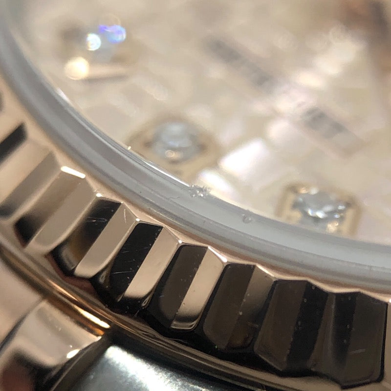 ロレックス ROLEX デイトジャスト ランダム番 179171G ピンクコンピューター SS/K18PG レディース 腕時計