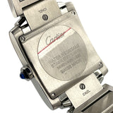 カルティエ Cartier タンクフランセーズ MM WSTA0005 アイボリー SS クオーツ レディース 腕時計