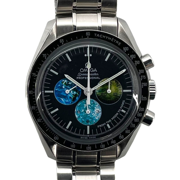 オメガ OMEGA スピードマスター フロムムーントゥマーズ 3577.50 ブラック SS 手巻き メンズ 腕時計