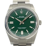 ロレックス ROLEX オイスターパーペチュアル41 ランダムシリアル 124300 グリーン SS メンズ 腕時計