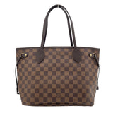 ルイ・ヴィトン LOUIS VUITTON ネヴァーフルPM N40600 ブラウン ダミエ・エベヌ レディース トートバッグ