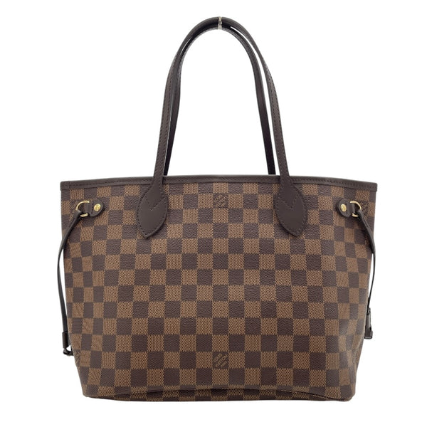 ルイ・ヴィトン LOUIS VUITTON ネヴァーフルPM N40600 ブラウン ダミエ・エベヌ レディース トートバッグ