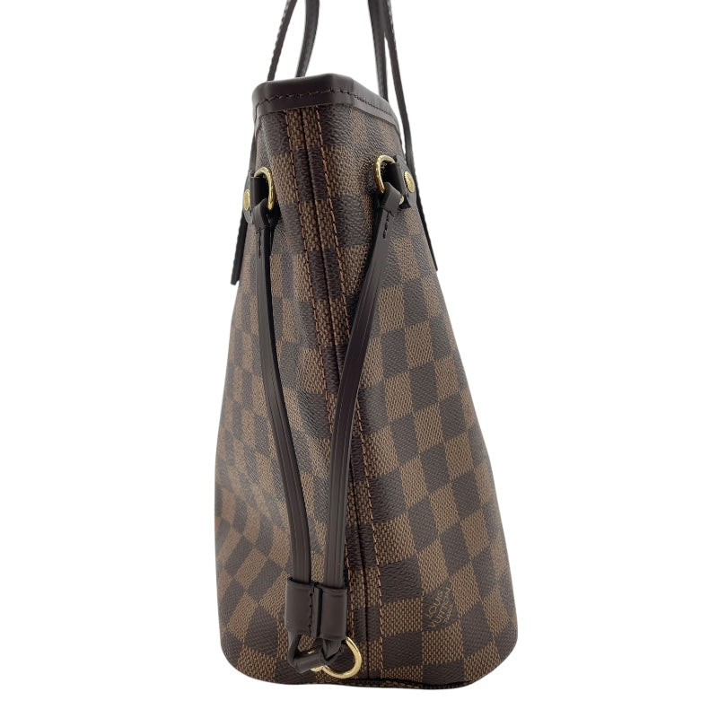 ルイ・ヴィトン LOUIS VUITTON ネヴァーフルPM N40600 ブラウン ダミエ・エベヌ レディース トートバッグ