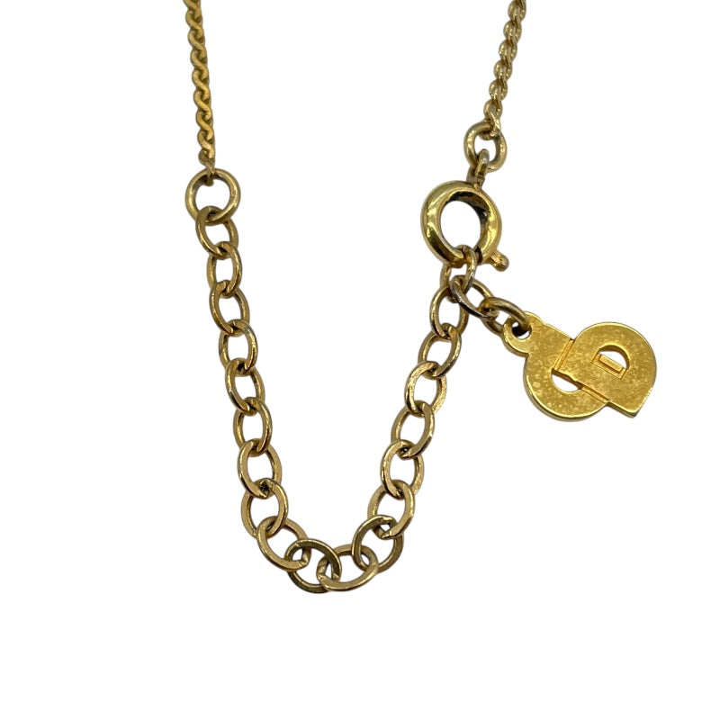 ディオールオム DIOR HOMME ストーンハートネックレス ゴールド GP アクセサリー