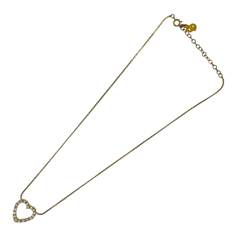 ディオールオム DIOR HOMME ストーンハートネックレス ゴールド GP アクセサリー