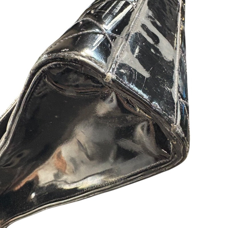 シャネル CHANEL ブリーフケース A02794 ブラック×GD金具 エナメル ユニセックス ブリーフケース