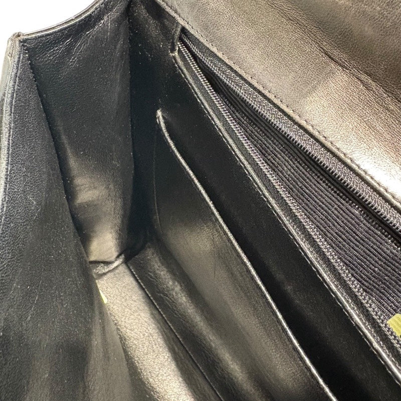 シャネル CHANEL ブリーフケース A02794 ブラック×GD金具 エナメル ユニセックス ブリーフケース