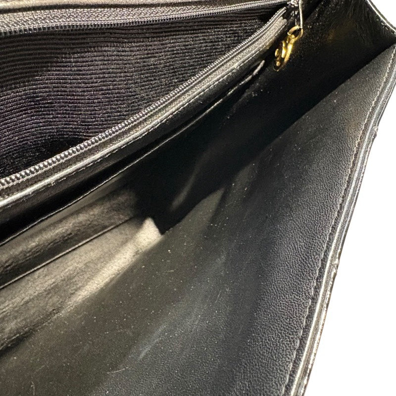 シャネル CHANEL ブリーフケース A02794 ブラック×GD金具 エナメル ユニセックス ブリーフケース