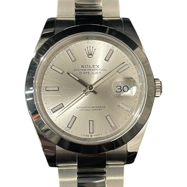 ロレックス ROLEX デイトジャスト41 126300 シルバー SS メンズ 腕時計