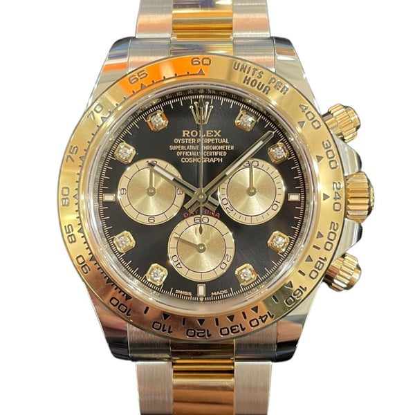 ロレックス ROLEX デイトナ　ブラック/シャンパン 126503G ブラック/シャンパン K18/SS メンズ 腕時計