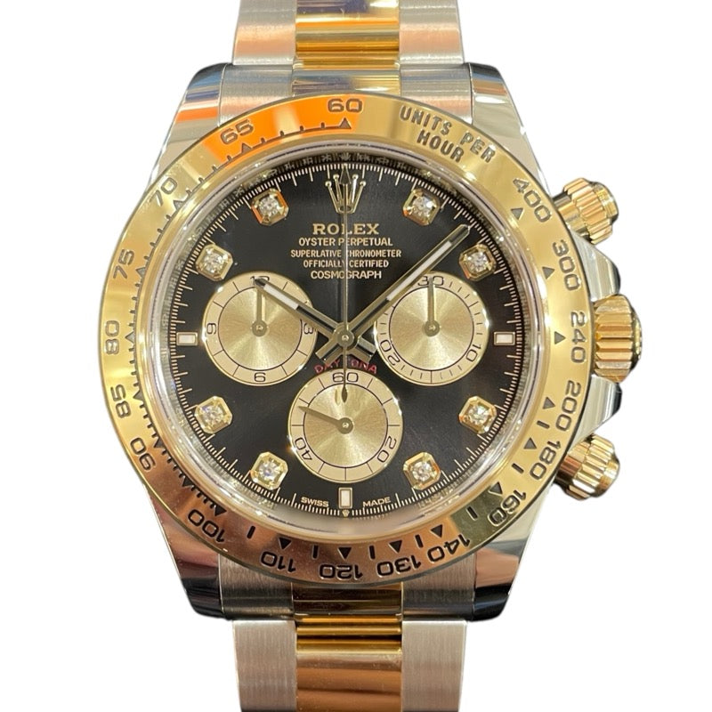 ロレックス ROLEX デイトナ　ブラック/シャンパン 126503G ブラック/シャンパン K18/SS メンズ 腕時計