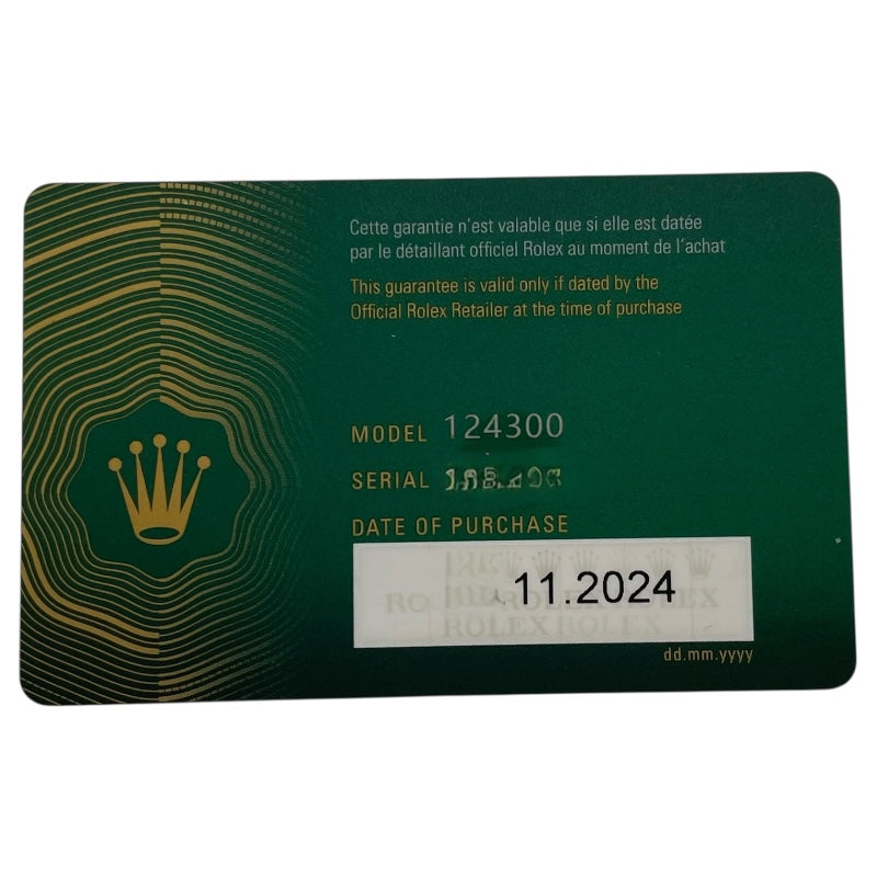 ロレックス ROLEX オイスターパーペチュアル41 124300 シルバー SS 自動巻き メンズ 腕時計