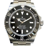 ロレックス ROLEX サブマリーナ ノンデイト 124060 ブラック ステンレススチール メンズ 腕時計