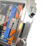 タグ・ホイヤー TAG HEUER モナコ キャリバー11 ガルフスペシャルエディション CAW211R.FC6401 マルチカラー SS/革ベルト 自動巻き メンズ 腕時計