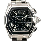 カルティエ Cartier ロードスタークロノグラフXL W62020X6 ブラック SS 自動巻き メンズ 腕時計
