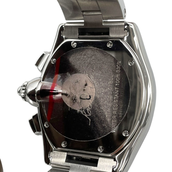 カルティエ Cartier ロードスタークロノグラフXL W62020X6 ブラック SS 自動巻き メンズ 腕時計