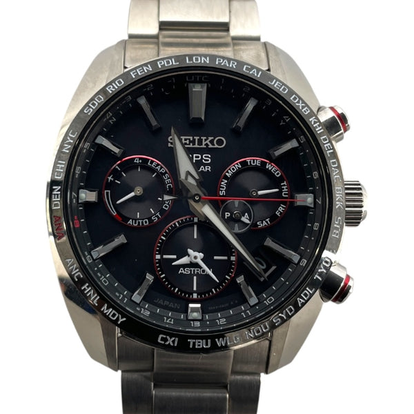 セイコー SEIKO アストロン 大谷翔平モデル SBXC043 ブラック SS メンズ 腕時計