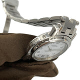エルメス HERMES クリッパー CL4.210 ホワイト SS レディース 腕時計