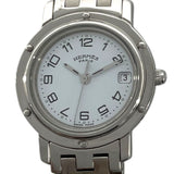 エルメス HERMES クリッパー CL4.210 ホワイト SS レディース 腕時計