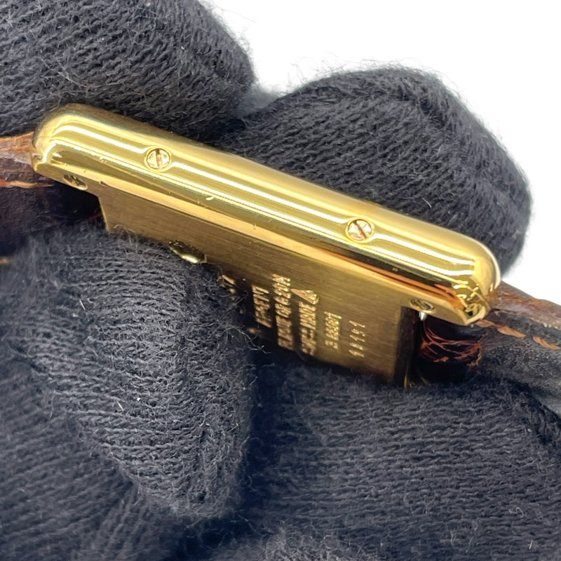 カルティエ Cartier マストタンク ヴェルメイユSM 366001 ベージュ SV/GF クオーツ レディース 腕時計
