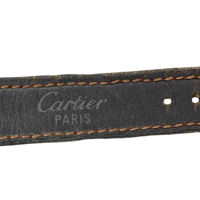 カルティエ Cartier マストタンク ヴェルメイユSM 366001 ベージュ SV/GF クオーツ レディース 腕時計