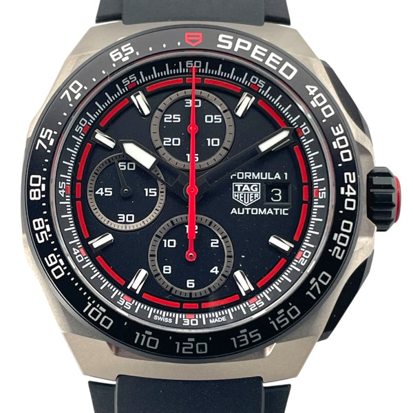 タグ・ホイヤー TAG HEUER フォーミュラ1 クロノグラフ CBZ2082.FT8096 ブラック チタン メンズ 腕時計