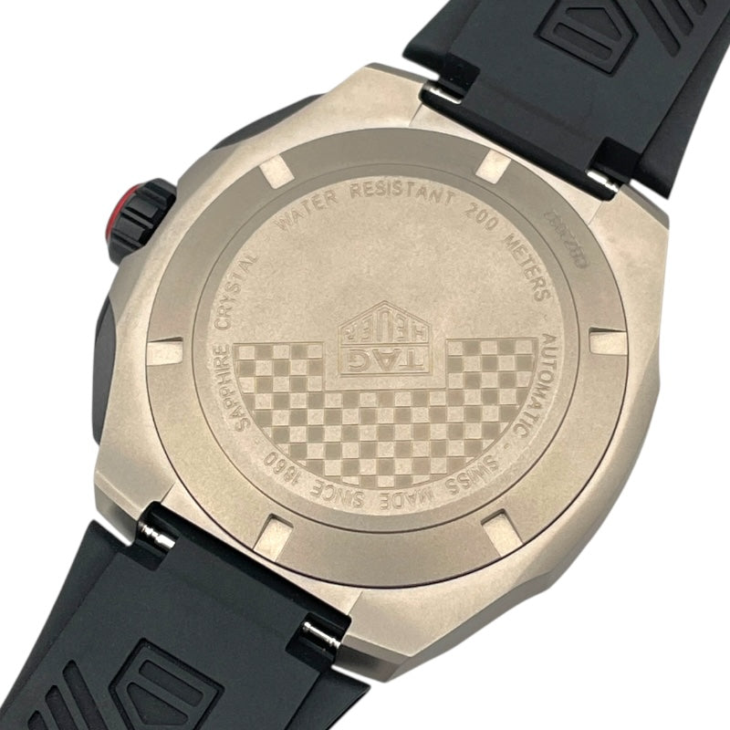 タグ・ホイヤー TAG HEUER フォーミュラ1 クロノグラフ CBZ2082.FT8096 ブラック チタン メンズ 腕時計