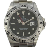 ロレックス ROLEX エクスプローラー2 16570 ブラック SS メンズ 腕時計