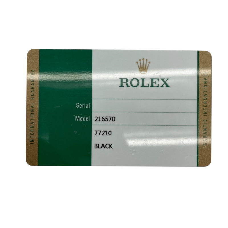 ロレックス ROLEX エクスプローラー2 216570 ブラック SS メンズ 腕時計