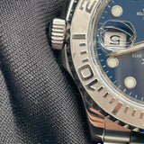 ロレックス ROLEX ヨットマスター 40 116622 ブルー Pt/SS 自動巻き メンズ 腕時計