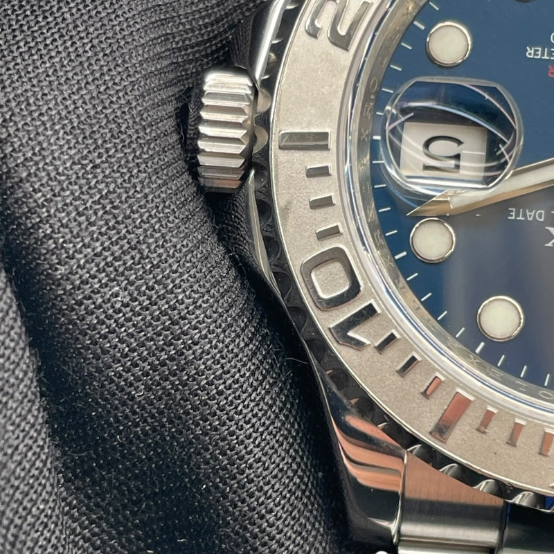 ロレックス ROLEX ヨットマスター 40 116622 ブルー Pt/SS 自動巻き メンズ 腕時計