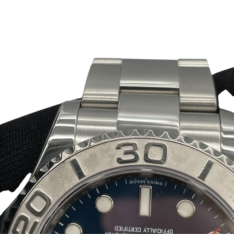 ロレックス ROLEX ヨットマスター 40 116622 ブルー Pt/SS 自動巻き メンズ 腕時計