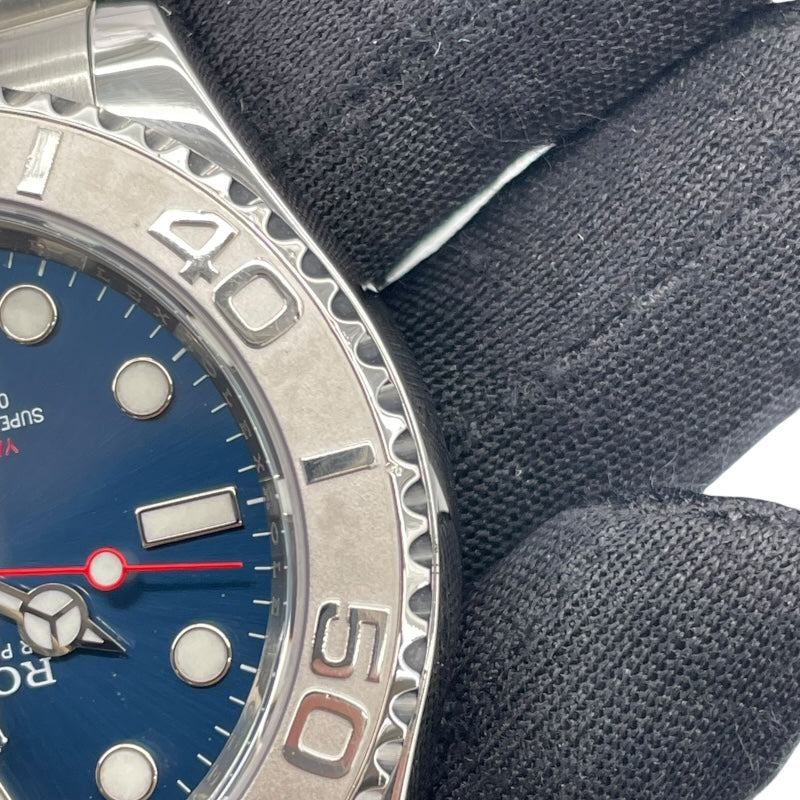 ロレックス ROLEX ヨットマスター 40 116622 ブルー Pt/SS 自動巻き メンズ 腕時計
