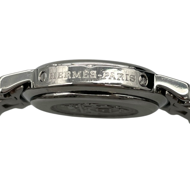 稼動　エルメス　CL4.210　クリッパー　3針デイト黒　レディース腕時計　美品 美品】動作正常 HERMES エルメス ブラック クリッパー