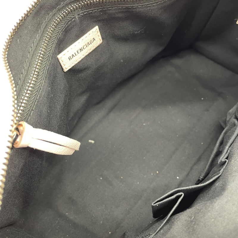 バレンシアガ BALENCIAGA クラシックメタリック エッジシティ 432831 ピンク レザー レディース ハンドバッグ