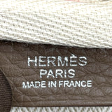 エルメス HERMES ヴィクトリア35 X刻 エトゥープ SV金具 トリヨンクレマンス レディース ハンドバッグ