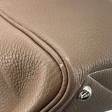エルメス HERMES ヴィクトリア35 X刻 エトゥープ SV金具 トリヨンクレマンス レディース ハンドバッグ
