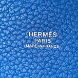 エルメス HERMES ピコタンロックMM X刻印 ブルーイドラ SV金具 トリヨンクレマンス レディース ハンドバッグ