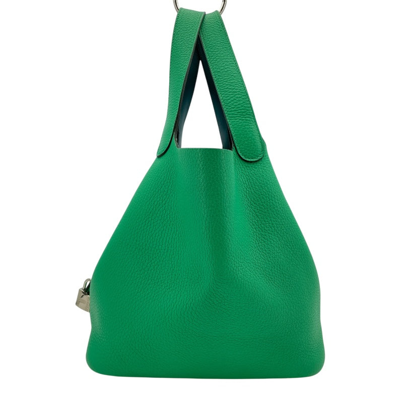【新品同様/Vert Vertigo×Silver金具】HERMES ピコタンロック18 ≪新品≫エルメス ピコタン ロック 18 PM ヴェールヴェローヌ
