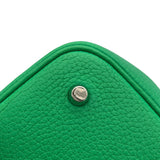 エルメス HERMES ピコタンロックMM　エクラ Z刻 ミント・ヴェールボスフォール　シルバー金具 トリヨン/スイフト レディース ハンドバッグ