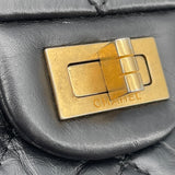 シャネル CHANEL シャネル2.55チェーンショルダー ブラック GD金具 カーフ レディース ショルダーバッグ