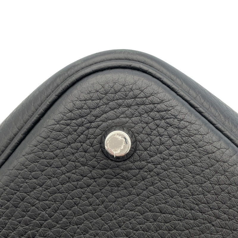 エルメス HERMES ピコタンロックMM Y刻 ブラック　シルバー金具 トリヨン レディース ハンドバッグ