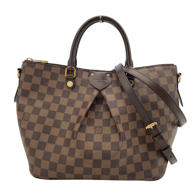 ルイ・ヴィトン LOUIS VUITTON シエナMM N41546 ブラウン ダミエ・エベヌ レディース ショルダーバッグ