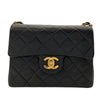 シャネル CHANEL ミニマトラッセ18 A01115　3番台 ブラック　ゴールド金具 ラムスキン レディース ショルダーバッグ